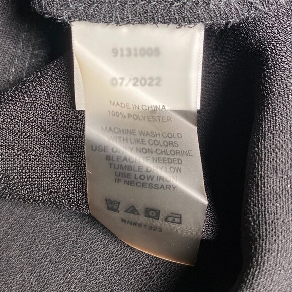 Vince Camuto |‎ Tulip-sleeve Top Black | Size Medium Women' - Picture 11 of 14